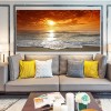 Wall Painting Landscape Posters and Print Wall Art Canvas Painting Seascape Sunrise Pictures for Living Room Home Decor